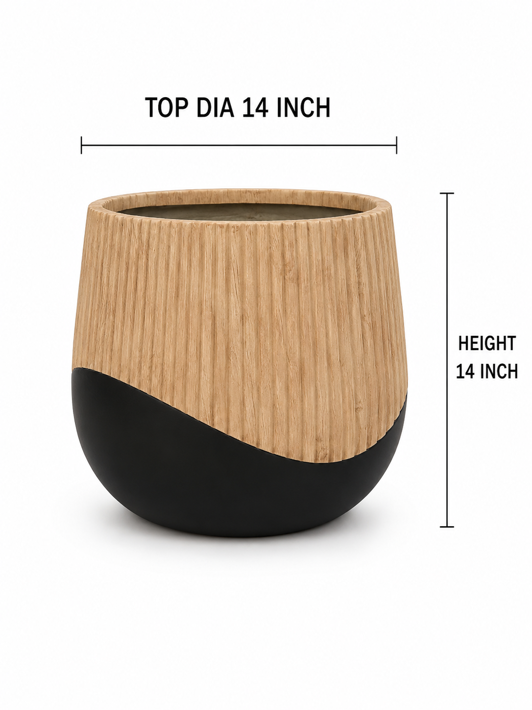 Curvora FRP Planter- Large - Image